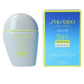 Sun Protection with Colour Shiseido Sports BB SPF50+ Medium Tone (30 ml) by Shiseido, Sun filters - Ref: S4507709, Price: 33,...