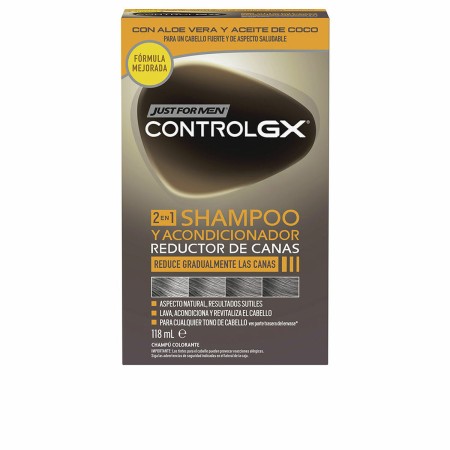 Schampoo + Balsamo Just For Men Control Gx 118 ml di Just For Men, Shampoo e balsami - Rif: S05101898, Prezzo: 13,55 €, Scont...