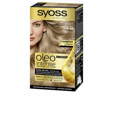 Permanent Dye Syoss Oleo Intense Ammonia-free Nº 8-68 Light Blonde by Syoss, Permanent Colour - Ref: S05116274, Price: 6,21 €...