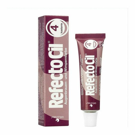 Tinta per ciglia RefectoCil Eyelash And Eyebrow Tint Nº 4 Chesthut 15 ml di RefectoCil, Trattamenti ciglia - Rif: S05117055, ...