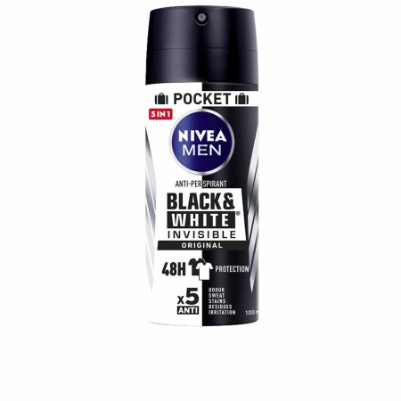 Déodorant Nivea Men Black & White Invisible 100 ml de Nivea, Déodorants et anti-transpirants - Réf : S05126353, Prix : 3,56 €...