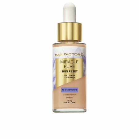 Sérum Perfeccionador Max Factor MIRACLE PURE Nº 30-40 Fair to Light 30 ml | Epamu | Beauty Shop - Parfums, Make-up & Essentials Epamu.eu