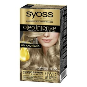 Dauerfärbung Syoss Olio Intense Ohne Ammoniak Nº 8,05 Blond Beige von Syoss, Farben - Ref: S0585347, Preis: 6,26 €, Rabatt: %