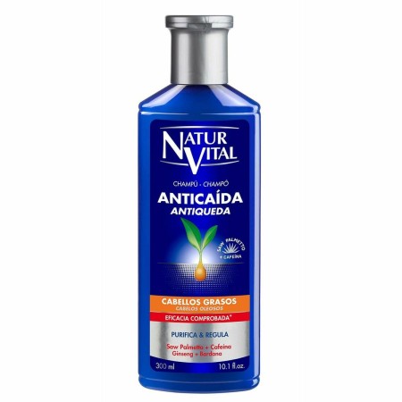 Shampooing antichute de cheveux Naturvital (300 ml) de Naturvital, Shampooings - Réf : S0587754, Prix : 6,33 €, Remise : %