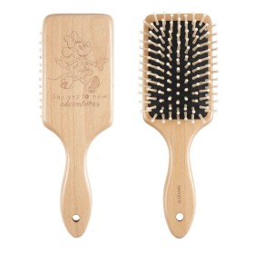 Detangling Hairbrush Minnie Mouse Brown Wood by Minnie Mouse, Hairbrushes - Ref: S0734780, Price: 6,61 €, Discount: %