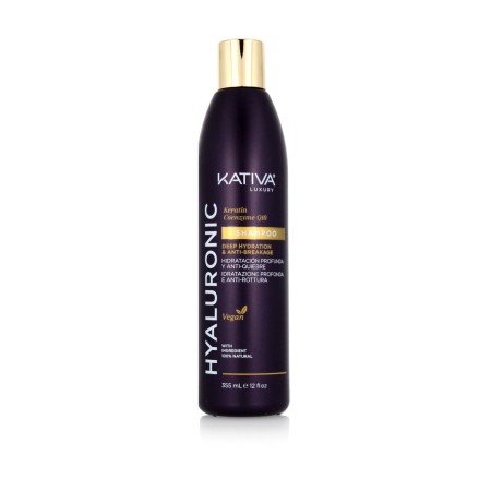 Shampooing hydratant Kativa Hyaluronic Keratin 355 ml de Kativa, Shampooings et après-shampooings - Réf : S4262276, Prix : 10...