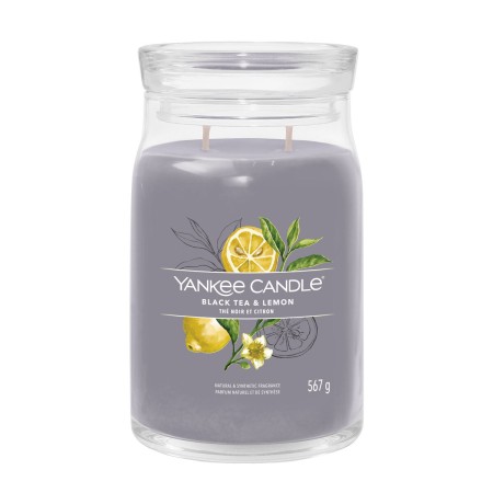 Vela Perfumada Yankee Candle Limón Té negro 567 g de Yankee Candle, Velas - Ref: S8316402, Precio: 25,97 €, Descuento: %