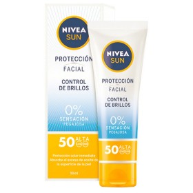 Facial Sun Cream Nivea SPF 50 (50 ml) (Unisex) (50 ml) by Nivea, Sun filters - Ref: S0542475, Price: 12,05 €, Discount: %