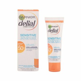 Facial Sun Cream Sensitive Delial SPF 50+ (50 ml) (Unisex) (50 ml) by Delial, Sun filters - Ref: S0544639, Price: 8,37 €, Dis...