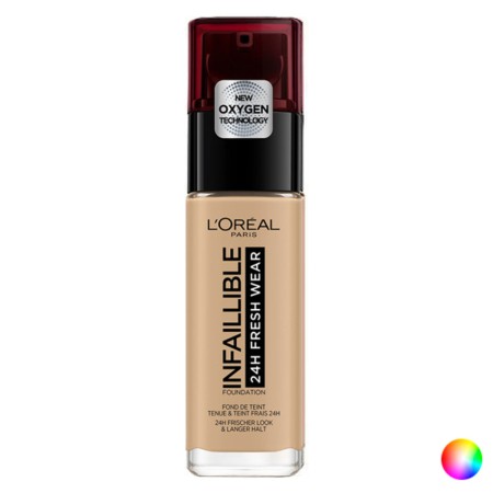 Base de Maquilhagem Fluida Infaillible 24H L'Oreal Make Up (30 ml) (30 m) (30 ml) de L'Oreal Make Up, Bases - Ref: S0573158, ...