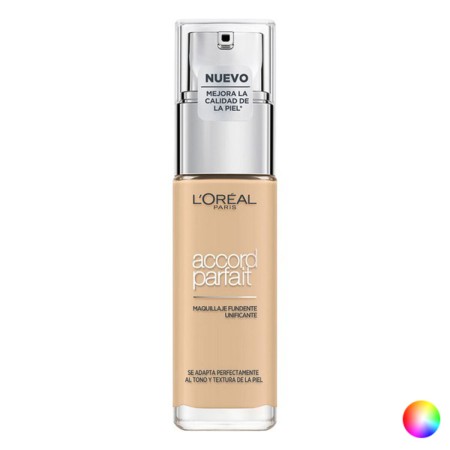 Base de Maquilhagem Fluida Accord Parfait L'Oreal Make Up (30 ml) (30 ml) de L'Oreal Make Up, Bases - Ref: S0573166, Preço: 5...