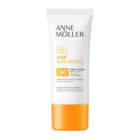 Hydrating Cream with Colour Âge Sun Rerist BB Cream Anne Möller 90008C (50 ml) SPF	50+ Spf 50 50 ml by Anne Möller, BB creams...