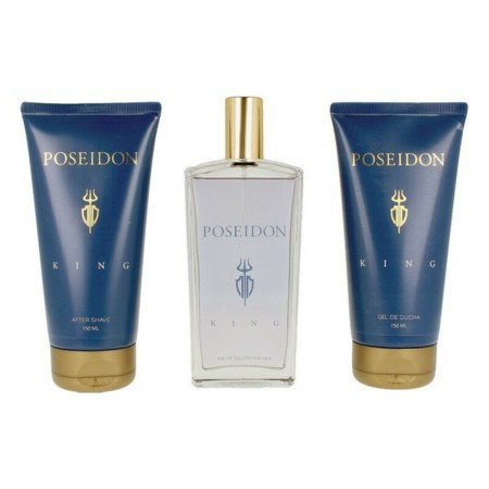 Men's Perfume Set The King Poseidon EDT (3 pcs) (3 pcs) by Poseidon, Sets - Ref: S0576902, Price: 18,00 €, Discount: %