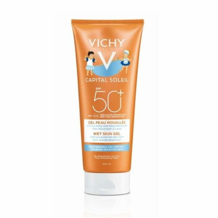 Sonnenschutz-Gel Vichy Capital Soleil Kinder SPF 50 (200 ml) von Vichy, Sonnenschutzmittel - Ref: S0581189, Preis: 21,26 €, R...