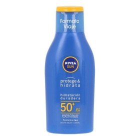 Leche Solar Sun Protege & Hidrata Nivea 50 (100 ml) de Nivea, Limpiadores - Ref: S0583968, Precio: 9,62 €, Descuento: %