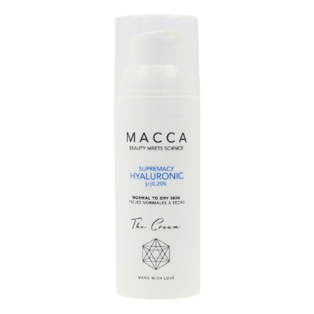 Intensive Moisturising Cream Supremacy Hyaluronic Macca 0,25% Hyaluronic Acid Dry Skin (50 ml) by Macca, Moisturisers - Ref: ...