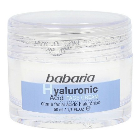 Hydrating Facial Cream Babaria Hyaluronic Acid (50 ml) by Babaria, Moisturisers - Ref: S0586503, Price: 7,31 €, Discount: %