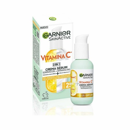 Cream + Serum Garnier Skinactive Vitamina C Spf 25 50 ml by Garnier, Moisturisers - Ref: S0594596, Price: 15,46 €, Discount: %