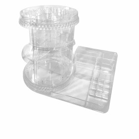 Make-up organizer Organizador Maquillaje Transparent Rotating by BigBuy Home, Make-up cases - Ref: S0595275, Price: 43,87 €, ...