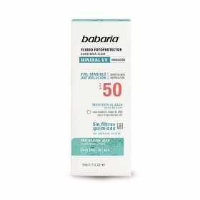 Protector Solar Fluido Babaria Solar Mineral Uv Spf 50 50 ml de Babaria, Filtros solares - Ref: S0597470, Precio: 10,82 €, De...