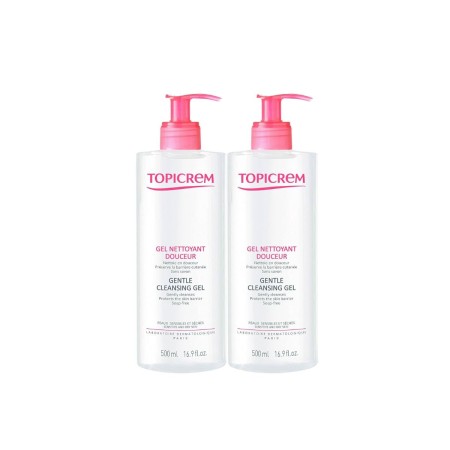 Cleansing Gel Topicrem Dúo 2 x 500 ml 2 Units by Topicrem, Moisturisers - Ref: M0122196, Price: €20.93, Discount: %