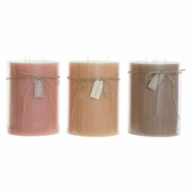 Bougie Parfumée DKD Home Decor (3) (3 Pièces) de DKD Home Decor, Voiles libres - Réf : S3027560, Prix : 68,69 €, Remise : %