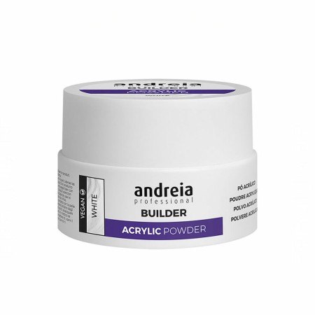 Esmalte acrílico Professional Builder Acrylic Powder Polvos Andreia Professional Builder Blanco (20 g) de Andreia, Uñas posti...