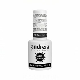 Verniz de unhas Andreia Gel Polish Base Top Coat 2 em 1 (10,5 ml) de Andreia, Vernizes - Ref: S4257927, Preço: 10,96 €, Desco...