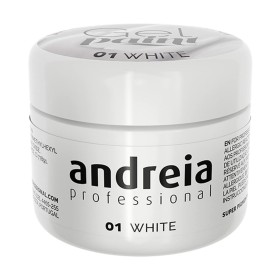 Gel nail polish Andreia Gel Paint 4 ml White Nº 01 by Andreia, Gel Polish - Ref: S4259439, Price: 13,07 €, Discount: %