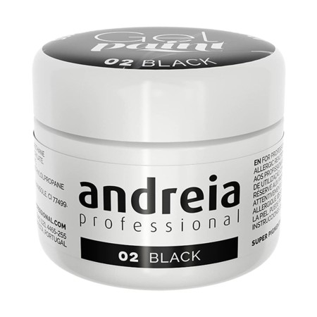 Smalto per unghie in gel Andreia Gel Paint 4 ml Nero Nº 02 di Andreia, Smalti in gel - Rif: S4259440, Prezzo: 13,99 €, Sconto: %