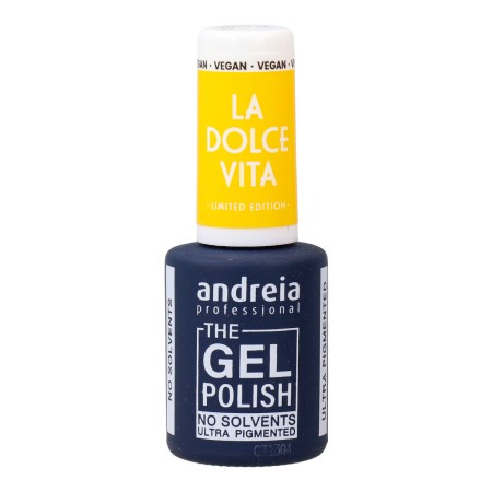 Gel nail polish Andreia La Dolce Vita DV4 Canary Yellow 10,5 ml by Andreia, Gel Polish - Ref: S4261167, Price: 11,33 €, Disco...