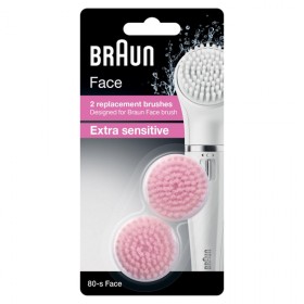 Cepillo de limpieza facial Braun Face SE 80-s Refill Rosa 2 Piezas (2 Unidades) de Braun, Limpiadores y exfoliantes - Ref: S0...