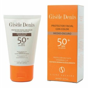 Protetor Solar Com Cor Gisèle Denis SPF 50+ Medium Dark (40 ml) de Gisèle Denis, Filtros solares - Ref: S4510154, Preço: 14...