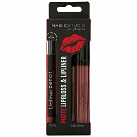 Conjunto de Maquilhagem Magic Studio Matte Lipgloss & Lipliner (2 pcs) de Magic Studio, Batom - Ref: S4513373, Preço: 2,73 €,...