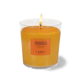 Bougie Parfumée Label Orange Canelle 220 g de Label, Voiles libres - Réf : S4516705, Prix : 32,22 €, Remise : %