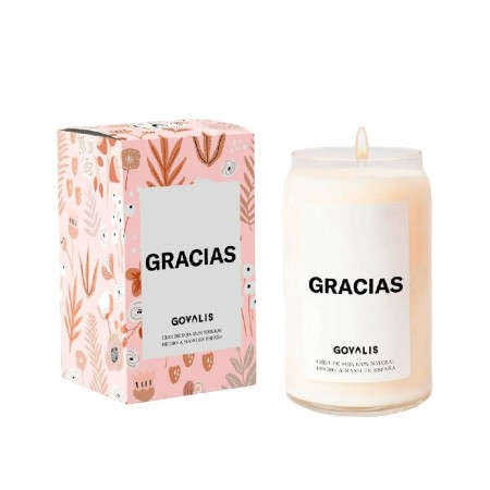 Scented Candle GOVALIS Gracias (500 g) by GOVALIS, Sails - Ref: S4517145, Price: 26,49 €, Discount: %