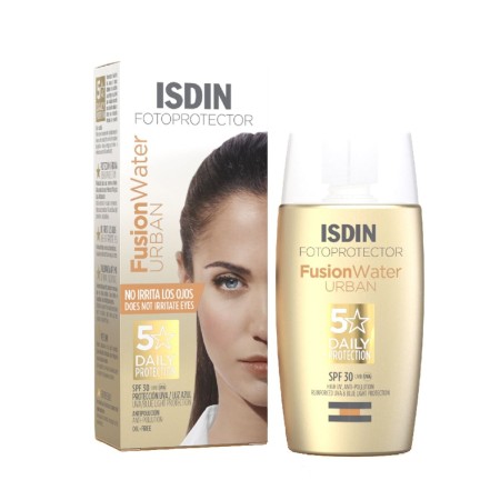 Facial Sun Cream Isdin Fusion Water Urban Spf 30 50 ml by Isdin, Sun filters - Ref: S4517748, Price: 26,95 €, Discount: %