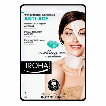 Anti-Ageing Revitalising Mask Cotton Face & Neck Iroha Cotton Face Neck Mask (1 Unit) by Iroha, Face masks - Ref: S0509154, P...