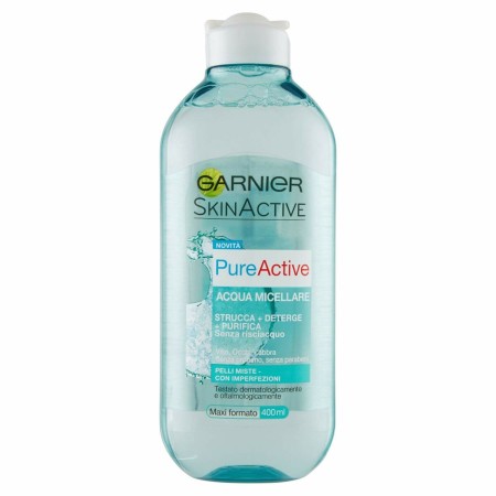 Agua Micelar Garnier Pure Active 400 ml de Garnier, Tónicos y astringentes faciales - Ref: S8302336, Precio: 7,91 €, Descuent...