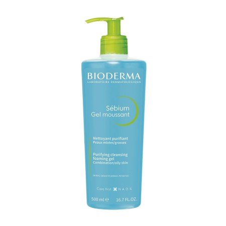 Gel nettoyant moussant Bioderma Sébium 500 ml de Bioderma, Soins nettoyants - Réf : S8308852, Prix : 17,19 €, Remise : %