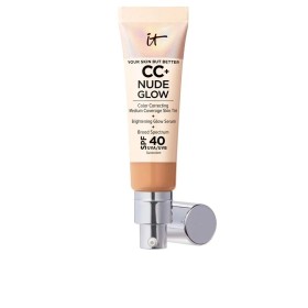 Base Cremosa per il Trucco It Cosmetics CC+ Nude Glow neutral tan Spf 40 32 ml di It Cosmetics, Fondotinta - Rif: S05099903, ...