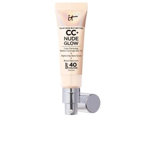 Base de Maquillaje Cremosa It Cosmetics CC+ Nude Glow Fair porcelain Spf 40 32 ml de It Cosmetics, Bases - Ref: S05099905, Pr...