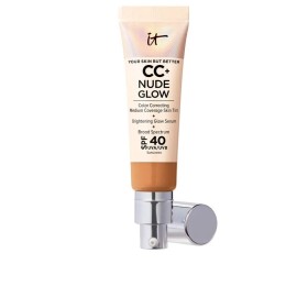 Base de Maquilhagem Cremosa It Cosmetics CC+ Nude Glow Tan Spf 40 32 ml de It Cosmetics, Bases - Ref: S05099909, Preço: 33,96...