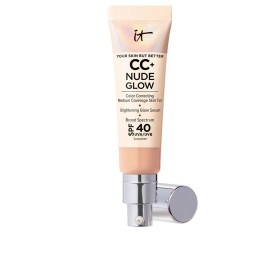 Cremige Make-up Grundierung It Cosmetics CC+ Nude Glow neutral medium Spf 40 32 ml von It Cosmetics, Grundierung - Ref: S0510...