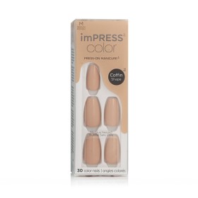 False nails Kiss imPRESS color Nº 506 Latte (30 Units) by Kiss, False nails and accessories - Ref: S8316898, Price: 12,26 €, ...