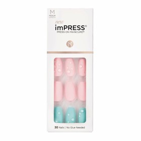 Falsche Nägel Kiss imPRESS color Dew Drop (30 Stück) von Kiss, Kunstnägel und Zubehör - Ref: S8316904, Preis: 10,38 €, Rabatt: %