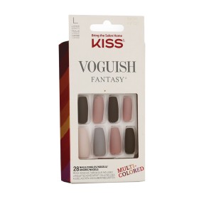 Falsche Nägel Kiss Voguish Fantasy Bunt (28 Stück) von Kiss, Kunstnägel und Zubehör - Ref: S8316905, Preis: 11,29 €, Rabatt: %