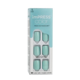 Faux ongles Kiss imPRESS color Nº 008 Mint to Be (30 Unités) de Kiss, Faux ongles et accessoires - Réf : S8316908, Prix : 11,...