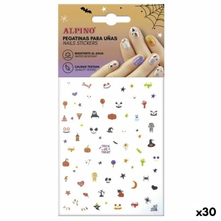 Autocollants pour ongle Alpino Halloween (30 Unités) de Alpino, Accessoires pour l'art des ongles - Réf : S8429239, Prix : 31...