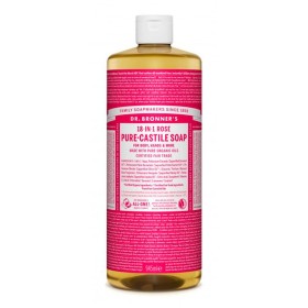 Savon liquide Dr Bronner's 945 ml Roses de Dr Bronner's, Gels et savons - Réf : M0115962, Prix : 25,11 €, Remise : %